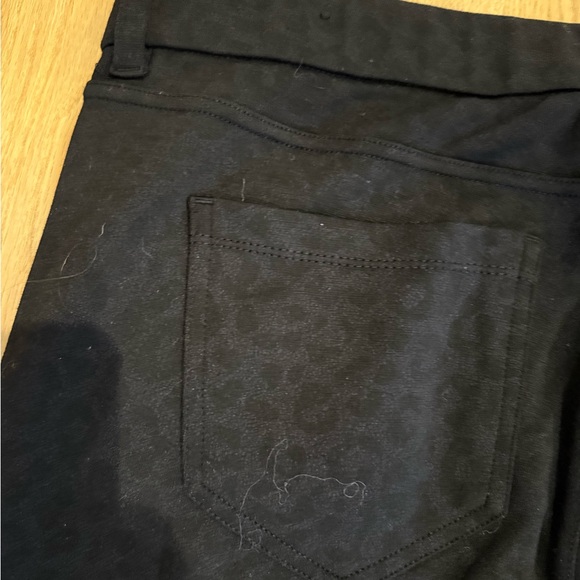 Liverpool Leopard Print Black Pants - Picture 6 of 7